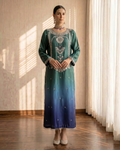 Blue Ombre Kaftan