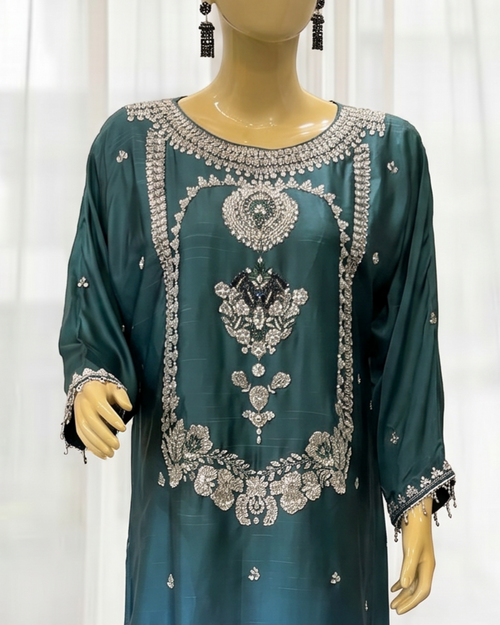 Blue Ombre Kaftan