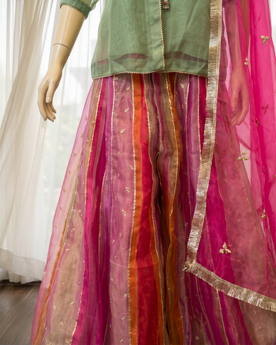 Rangeen 3-Piece Sharara Set