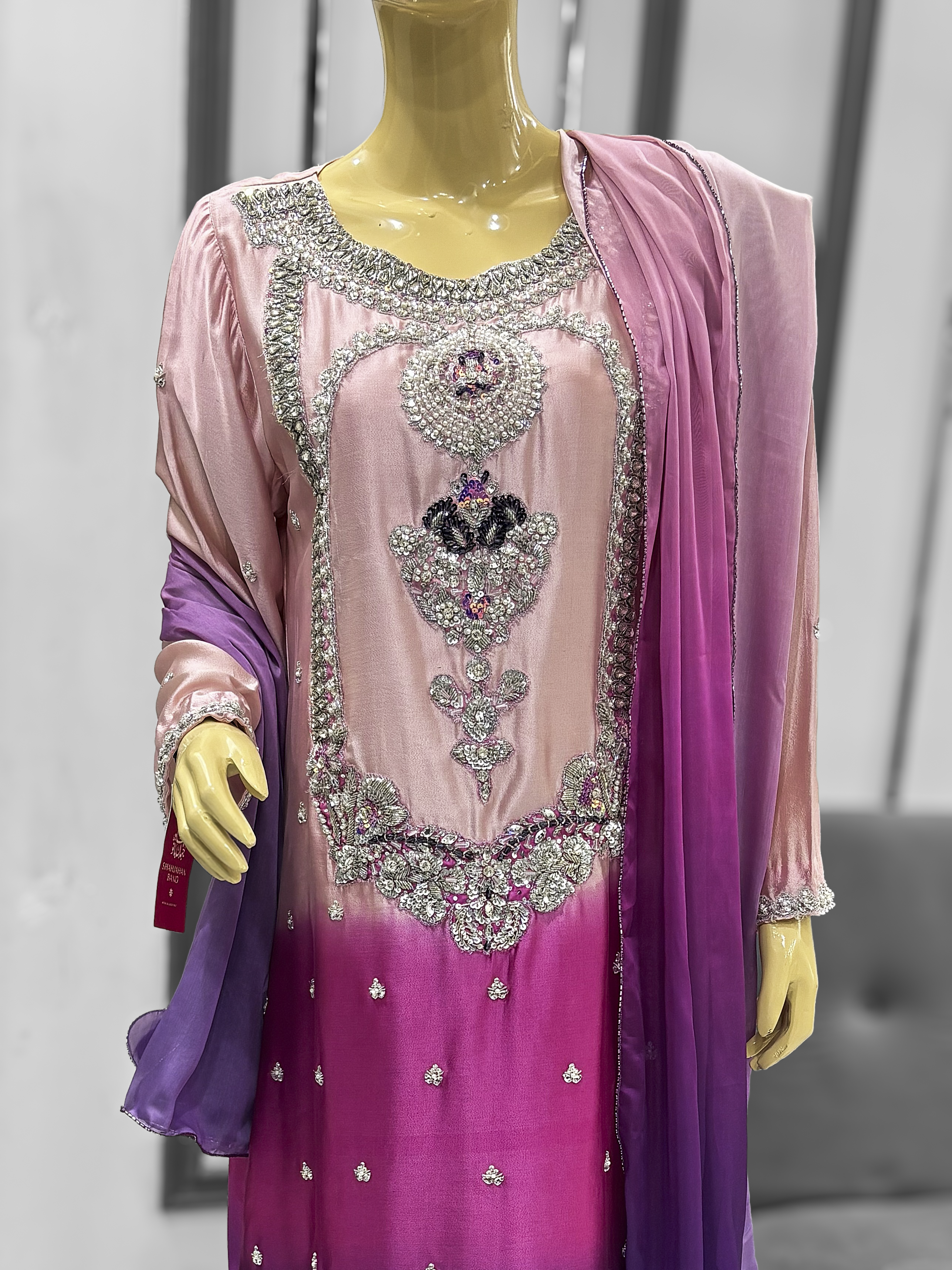 Aatishi Gulabo Ombre 3-Piece Set